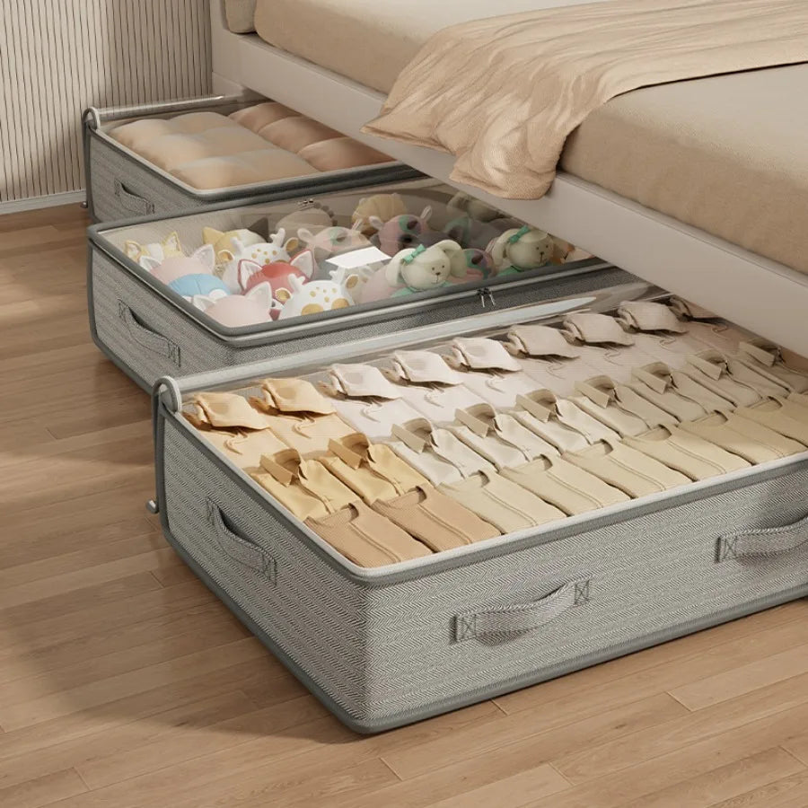 Foldable Under Bed Storage Bins